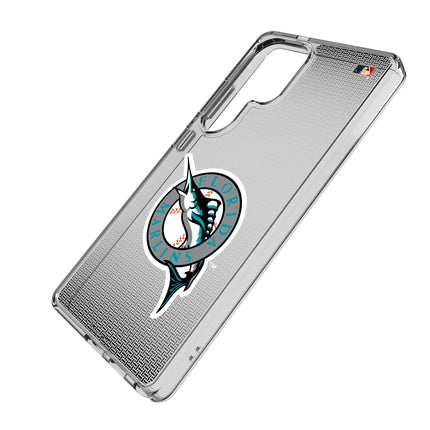 Miami Marlins 1993-2011 - Cooperstown Collection Linen Clear Phone Case for Samsung Galaxy