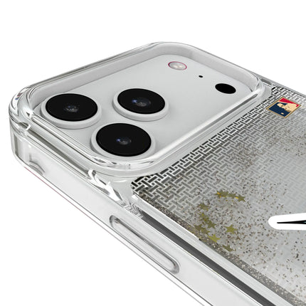 Miami Marlins 1993-2011 - Cooperstown Collection Linen Glitter Phone Case for Apple iPhone