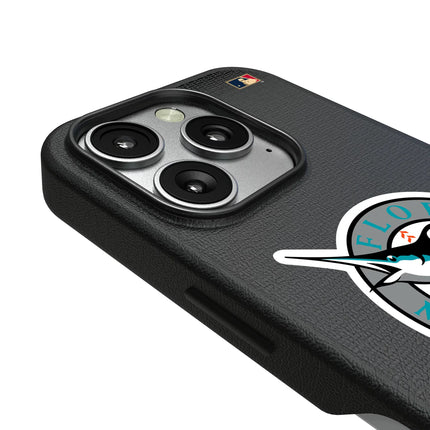 Miami Marlins 1993-2011 - Cooperstown Collection Linen MagSafe Compatible Phone Case for Apple iPhone