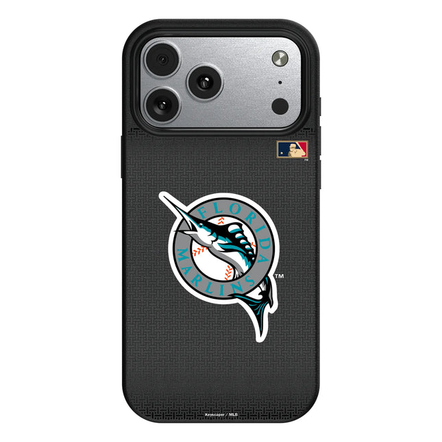 Miami Marlins 1993-2011 - Cooperstown Collection Linen MagSafe Compatible Phone Case for Apple iPhone