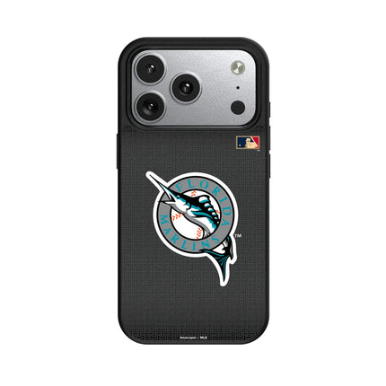 Miami Marlins 1993-2011 - Cooperstown Collection Linen MagSafe Compatible Phone Case for Apple iPhone