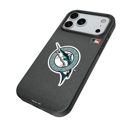 Miami Marlins 1993-2011 - Cooperstown Collection Linen MagSafe Compatible Phone Case for Apple iPhone
