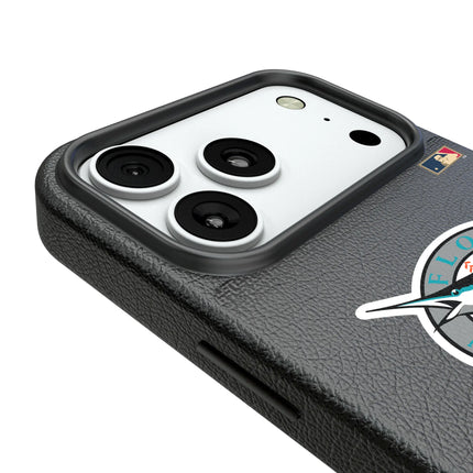 Miami Marlins 1993-2011 - Cooperstown Collection Linen MagSafe Compatible Phone Case for Apple iPhone