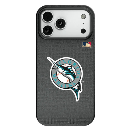 Miami Marlins 1993-2011 - Cooperstown Collection Linen MagSafe Compatible Phone Case for Apple iPhone