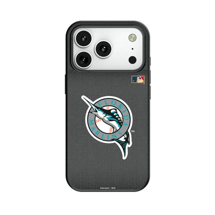 Miami Marlins 1993-2011 - Cooperstown Collection Linen MagSafe Compatible Phone Case for Apple iPhone
