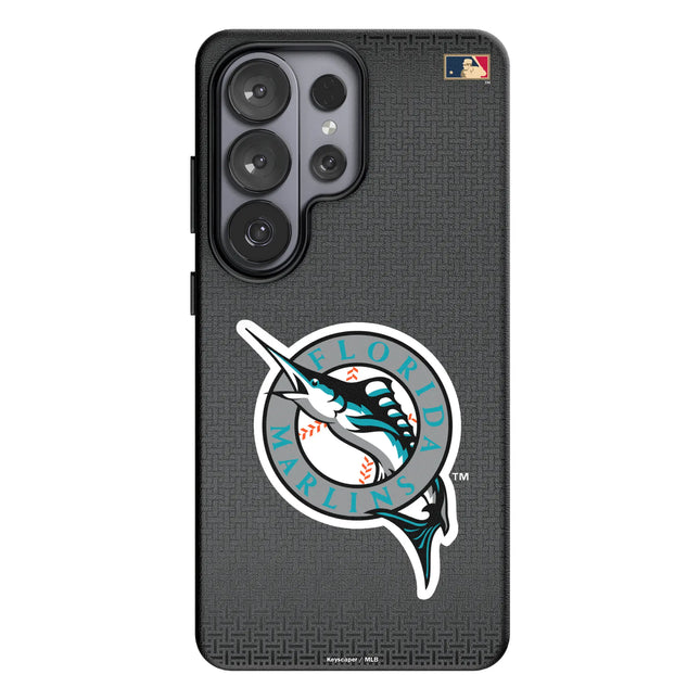 Miami Marlins 1993-2011 - Cooperstown Collection Linen MagSafe Compatible Phone Case for Samsung Galaxy