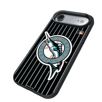 Miami Marlins 1993-2011 - Cooperstown Collection Pinstripe Bump Phone Case for Apple iPhone