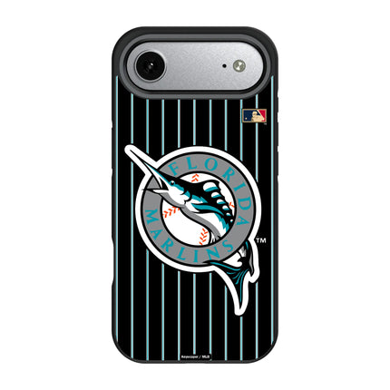 Miami Marlins 1993-2011 - Cooperstown Collection Pinstripe Bump Phone Case for Apple iPhone