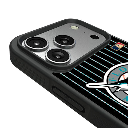Miami Marlins 1993-2011 - Cooperstown Collection Pinstripe Bump Phone Case for Apple iPhone