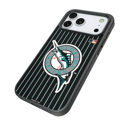 Miami Marlins 1993-2011 - Cooperstown Collection Pinstripe Bump Phone Case for Apple iPhone