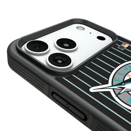 Miami Marlins 1993-2011 - Cooperstown Collection Pinstripe Bump Phone Case for Apple iPhone