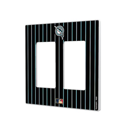 Miami Marlins 1993-2011 - Cooperstown Collection Pinstripe Hidden-Screw Light Switch Plate