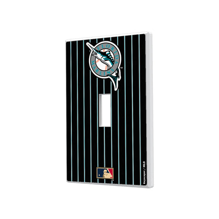 Miami Marlins 1993-2011 - Cooperstown Collection Pinstripe Hidden-Screw Light Switch Plate