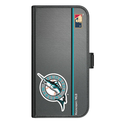Miami Marlins 1993-2011 - Cooperstown Collection Sidebar Folio 2.0 Case for Apple iPhone