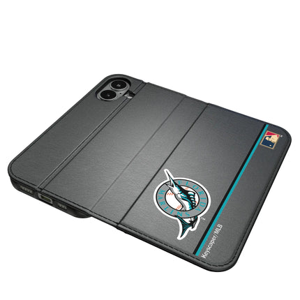 Miami Marlins 1993-2011 - Cooperstown Collection Sidebar Folio 2.0 Case for Apple iPhone