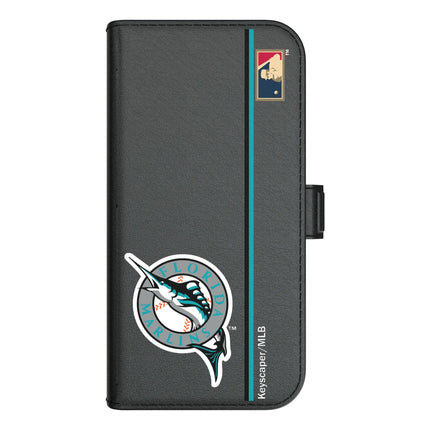 Miami Marlins 1993-2011 - Cooperstown Collection Sidebar Folio 2.0 Case for Apple iPhone