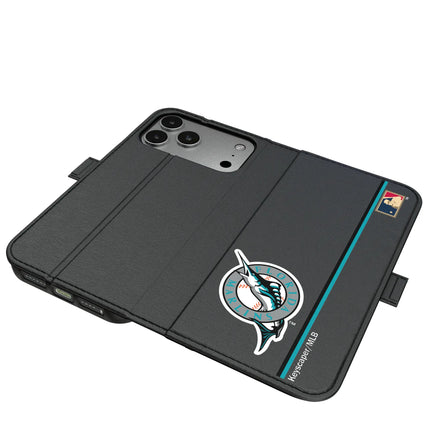 Miami Marlins 1993-2011 - Cooperstown Collection Sidebar Folio 2.0 Case for Apple iPhone