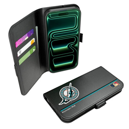 Miami Marlins 1993-2011 - Cooperstown Collection Sidebar Folio 2.0 Case for Apple iPhone