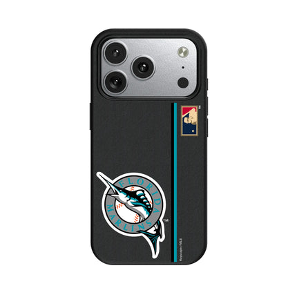Miami Marlins 1993-2011 - Cooperstown Collection Sidebar MagSafe Compatible Phone Case for Apple iPhone