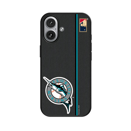Miami Marlins 1993-2011 - Cooperstown Collection Sidebar MagSafe Compatible Phone Case for Apple iPhone