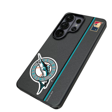 Miami Marlins 1993-2011 - Cooperstown Collection Sidebar MagSafe Compatible Phone Case for Samsung Galaxy