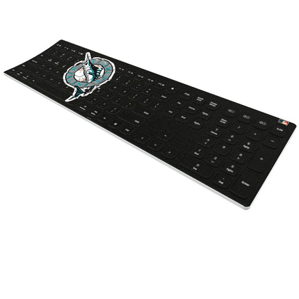 Miami Marlins 1993-2011 - Cooperstown Collection Solid Curved Wireless Keyboard