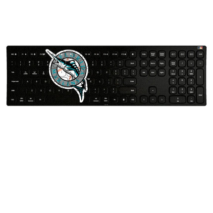 Miami Marlins 1993-2011 - Cooperstown Collection Solid Curved Wireless Keyboard
