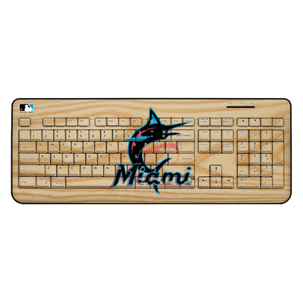 Miami Marlins Baseball Bat Wireless USB Keyboard