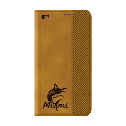 Miami Marlins Burn Folio Phone Case for Samsung Galaxy