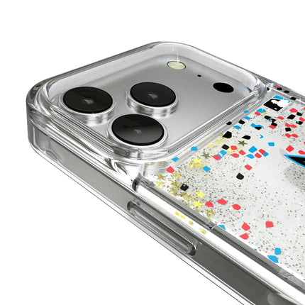 Miami Marlins Confetti Glitter Phone Case for Apple iPhone