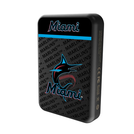 Miami Marlins Endzone Plus Wireless Mag Power Bank