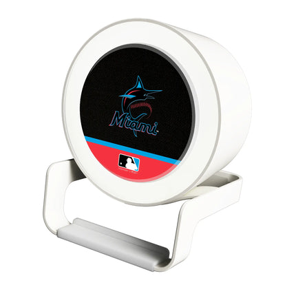 Miami Marlins Endzone Solid Night Light Charger and Bluetooth Speaker