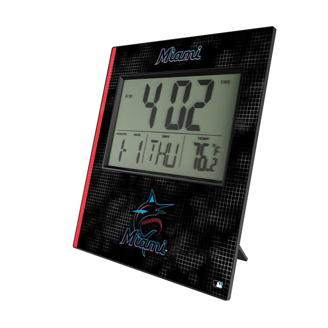 Miami Marlins Hatch Wall Clock