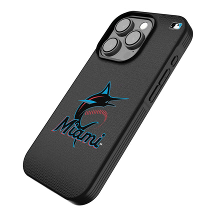 Miami Marlins Linen Bump Phone Case for Apple iPhone