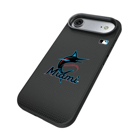Miami Marlins Linen Bump Phone Case for Apple iPhone