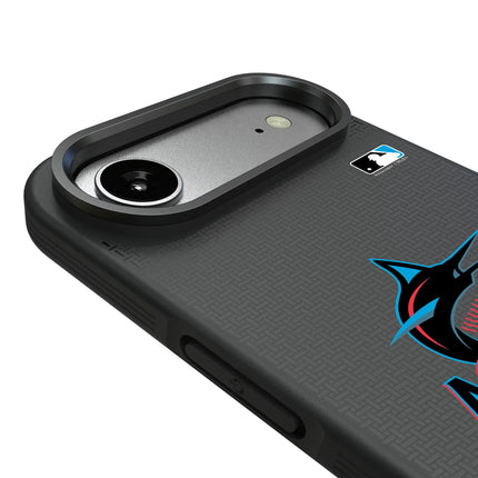 Miami Marlins Linen Bump Phone Case for Apple iPhone