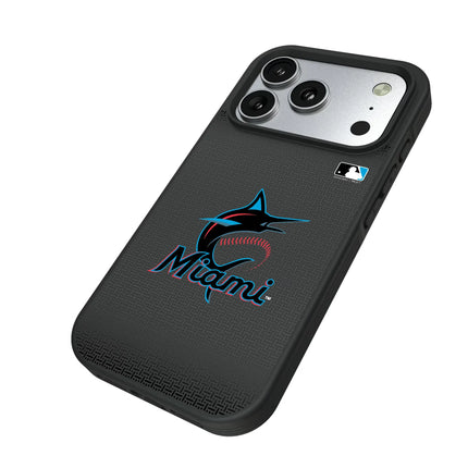 Miami Marlins Linen Bump Phone Case for Apple iPhone