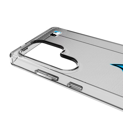 Miami Marlins Linen Clear Phone Case for Samsung Galaxy