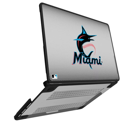 Miami Marlins Linen Laptop Case for Apple MacBook