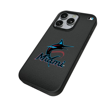 Miami Marlins Linen MagSafe Compatible Phone Case for Apple iPhone