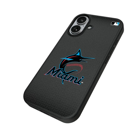 Miami Marlins Linen MagSafe Compatible Phone Case for Apple iPhone