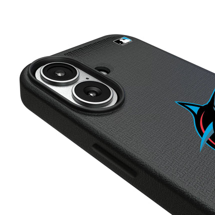 Miami Marlins Linen MagSafe Compatible Phone Case for Apple iPhone