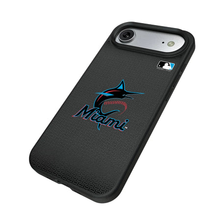 Miami Marlins Linen MagSafe Compatible Phone Case for Apple iPhone