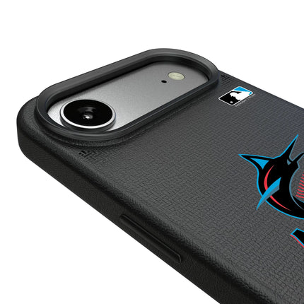 Miami Marlins Linen MagSafe Compatible Phone Case for Apple iPhone