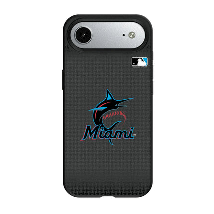 Miami Marlins Linen MagSafe Compatible Phone Case for Apple iPhone