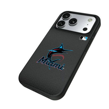 Miami Marlins Linen MagSafe Compatible Phone Case for Apple iPhone