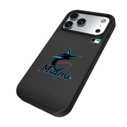 Miami Marlins Linen MagSafe Compatible Phone Case for Apple iPhone
