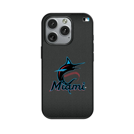 Miami Marlins Linen MagSafe Compatible Phone Case for Apple iPhone