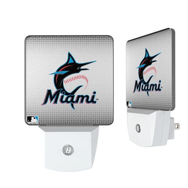 Miami Marlins Linen Night Light 2-Pack