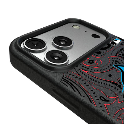Miami Marlins Paisley MagSafe Compatible Phone Case for Apple iPhone